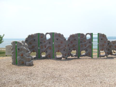 Kids climbing wall
