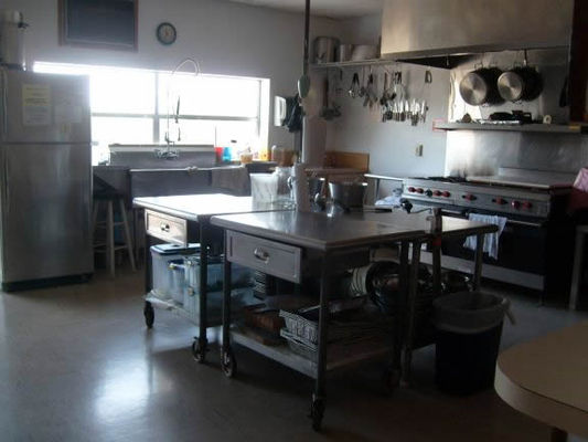 Clubhouse kitchen available for use by members
