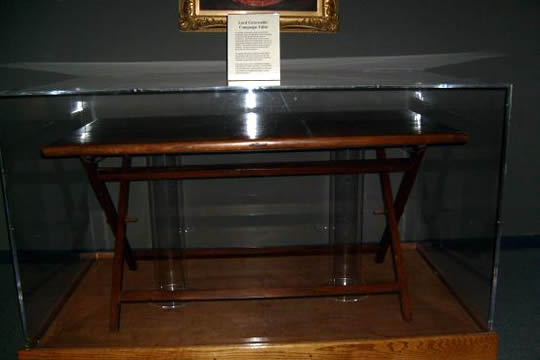 Cornwallis's portabe war table
