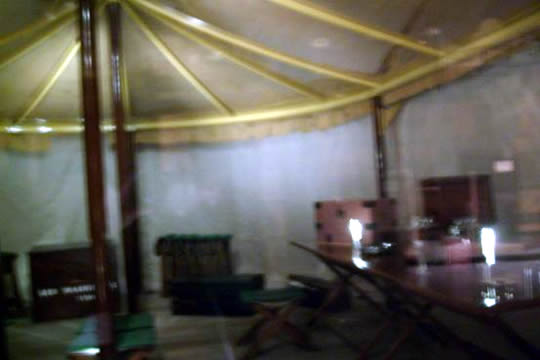 George Washington's dining tent
